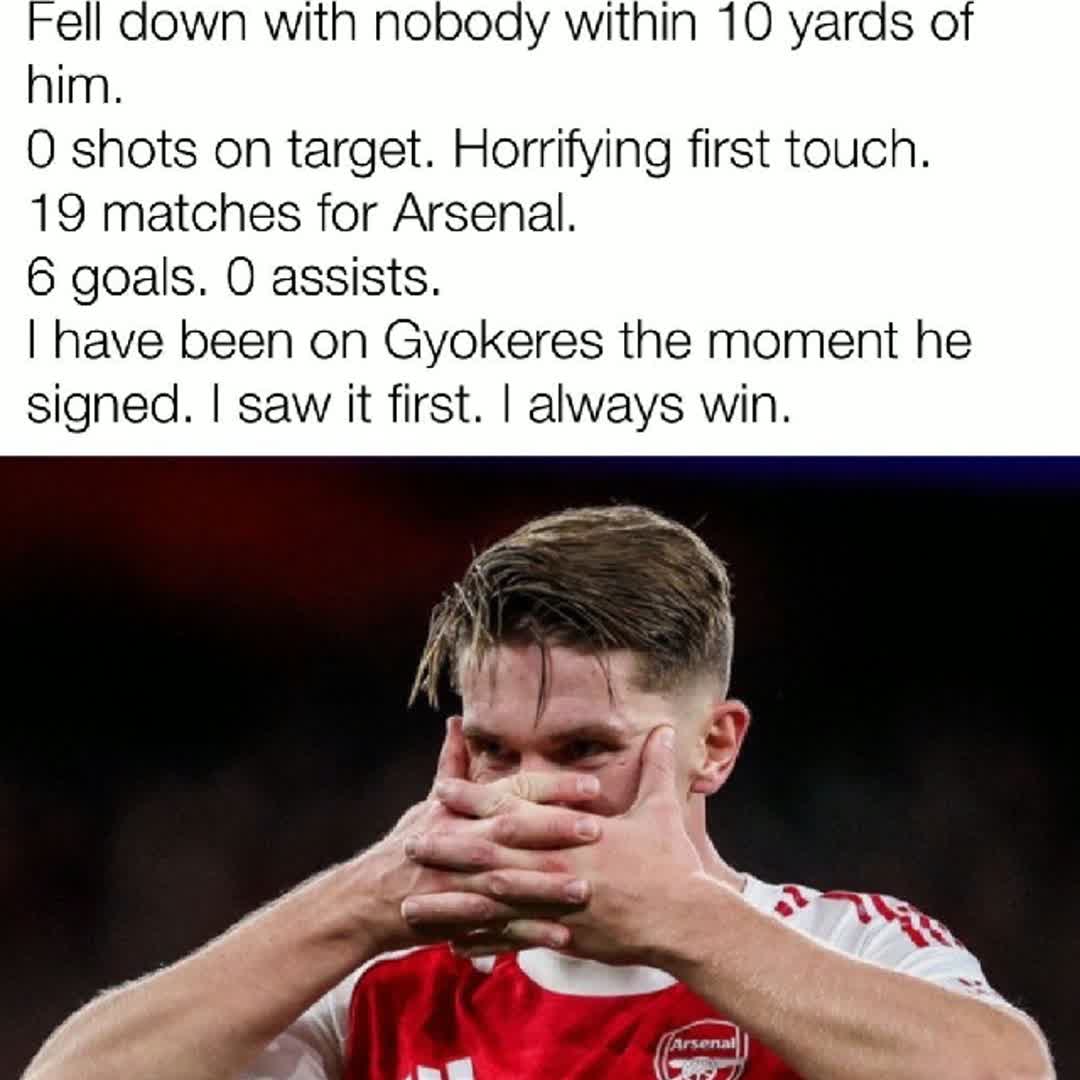 Post by buzzer# john: Gyokeres #viral