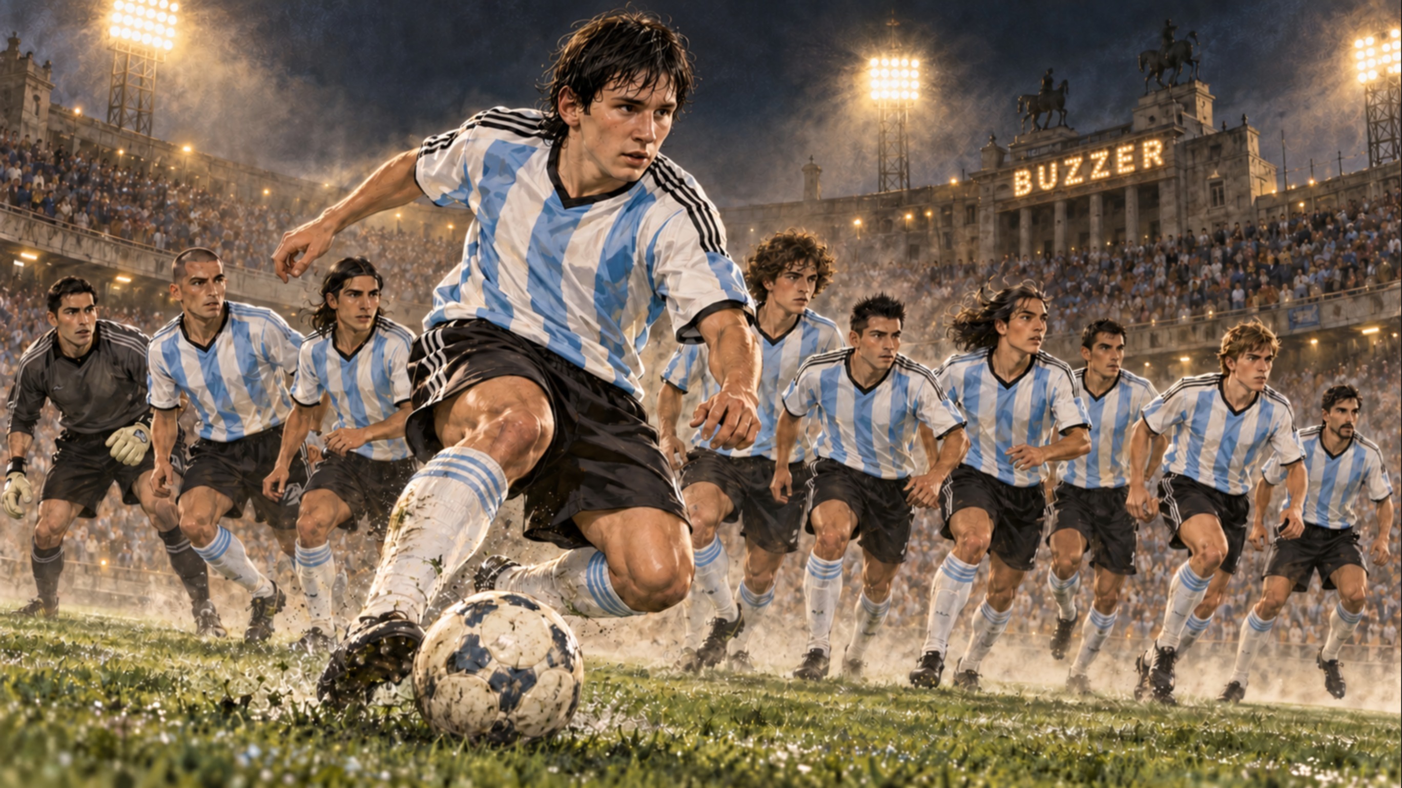 The Argentina Players Who Shared the Pitch for Lionel Messi’s International Debut