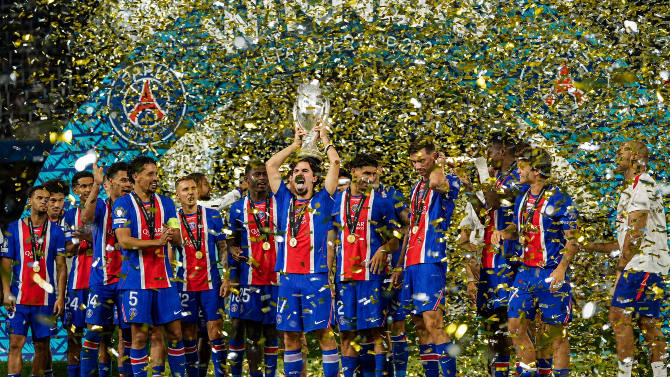 Paris Saint-Germain win the UEFA Super Cup