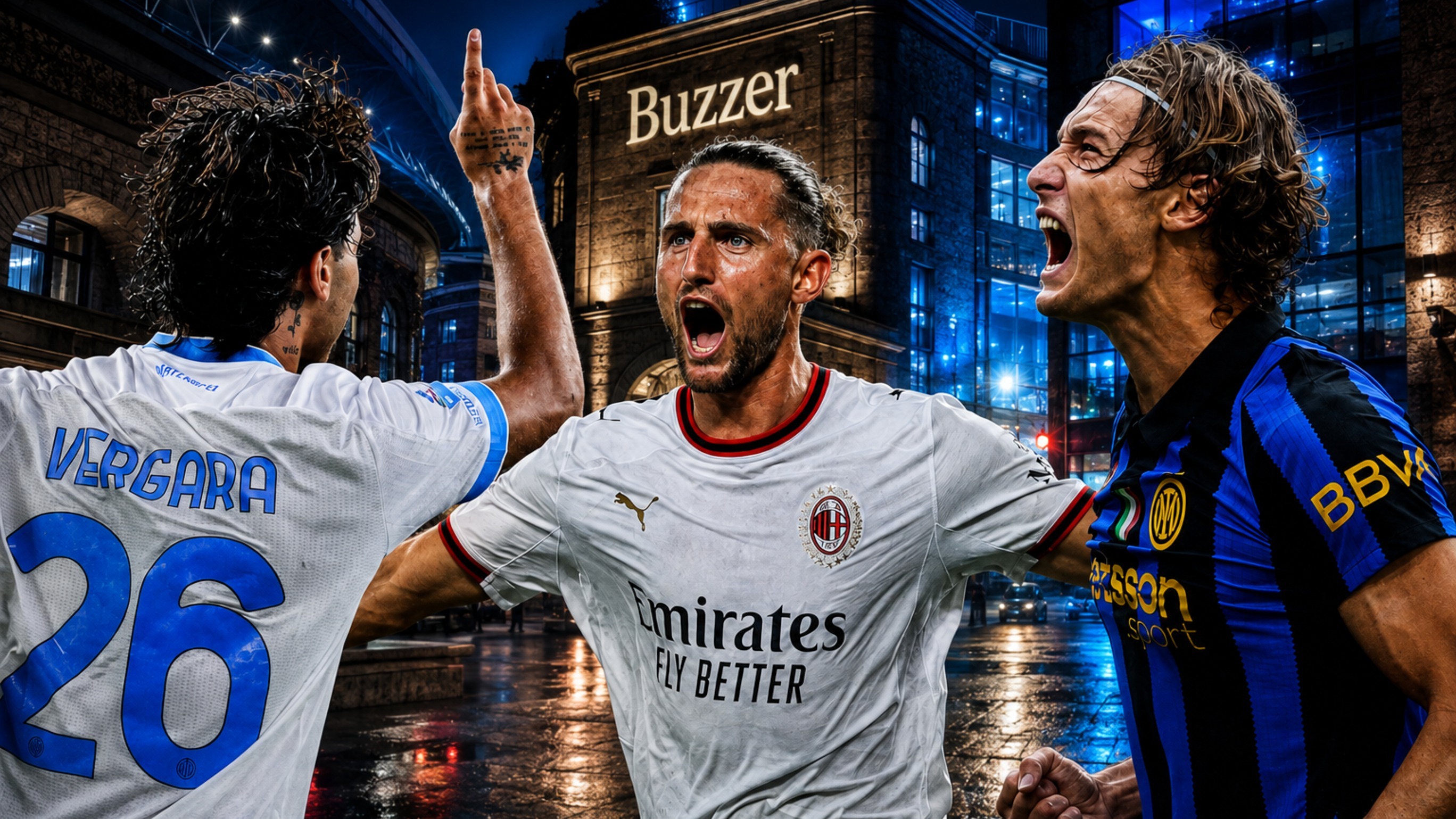Adrien Rabiot, Antonio Vergara and Pio Esposito lead the way as Milan, Inter and Napoli stars impress on Serie A’s opening weekend

The new Serie A season began with several outstanding individual performances, with the Italian press highlighting the standout players from the opening matches of the 2026-27 campaign. Adrien Rabiot, Antonio Vergara and Francesco Pio Esposito received the highest ratings and share top spot in a provisional ranking of the opening round’s standout performers.

Players from Milan, Inter and Napoli made important contributions to their teams’ victories, while representatives from Atalanta, Torino, Juventus, Lecce and Cagliari also featured among the weekend’s most impressive performers.

The ranking is based on ratings awarded by Italian sports publications following the first eight matches of Serie A’s opening round.

## Francesco Pio Esposito impresses in Inter’s emphatic victory

Reigning champions Inter began their title defence with a commanding performance in front of their home supporters. The Milanese side defeated Monza 4-1 at San Siro, also known as the Stadio Giuseppe Meazza.

Hakan Çalhanoğlu, Piotr Zieliński, Francesco Pio Esposito and Yann Bisseck scored the goals that secured a convincing opening-day victory for the hosts.

Francesco Pio Esposito was among the standout performers and received a rating of 7.5 from the Italian press. The young striker’s display moved him to the top of the individual rankings alongside Adrien Rabiot and Antonio Vergara.

Hakan Çalhanoğlu also delivered an impressive performance, although he did not make the published top 10. Yann Bisseck and Andy Diouf also caught the eye during the Italian champions’ victory.

![](https://d32kj04sxj85qr.cloudfront.net/private/users/0438a418-80d1-7046-b7bb-e7f490277375/clips/a91aa046-cff4-4a2e-8f2a-32573af3cb68.png)

## Antonio Vergara and Kevin De Bruyne secure Napoli’s win in Genoa

Napoli began Massimiliano Allegri’s tenure with a 2-0 away victory over Genoa, scoring twice in the closing stages at the Stadio Luigi Ferraris.

Antonio Vergara and Kevin De Bruyne scored the goals that sealed the victory, with both earning places among the opening round’s highest-rated players.

Antonio Vergara received a rating of 7.5, matching the scores awarded to Adrien Rabiot and Francesco Pio Esposito. The Italian midfielder played a key role in Massimiliano Allegri’s first victory as Napoli head coach and emerged as one of the standout performers of the new campaign.

Kevin De Bruyne received a rating of 7 for his performance against Genoa. The Belgium international joined Vergara among the Napoli players recognised by the Italian press after the opening round.

## Adrien Rabiot changes the game against Torino

Milan faced a difficult away match at the Stadio Olimpico Grande Torino but returned home with all three points after securing a 2-1 victory over Torino.

Adrien Rabiot started on the bench, but his introduction transformed the match. The French midfielder scored Milan’s second goal and played a decisive role in the Rossoneri’s opening-day victory.

His performance earned him a rating of 7.5, placing him alongside Antonio Vergara and Francesco Pio Esposito at the top of the provisional standings.

Alphadjo Cissé, Milan’s other goalscorer, received a rating of 7 and also secured a place among the round’s most highly rated players. Torino forward Che Adams also made the list, receiving a rating of 7 for his performance against Milan.

## Atalanta, Juventus, Lecce and Cagliari also feature in the rankings

Giacomo Raspadori was among the standout performers in Atalanta’s 2-1 victory over Sassuolo. The Italian forward received a rating of 7 for his contribution to the Bergamo club’s success.

Gleison Bremer earned recognition following Juventus’ 1-0 away victory over Frosinone. The Brazilian defender also received a rating of 7, securing a place among the opening round’s standout performers.

Lassana Coulibaly impressed for Lecce in their 2-0 away victory over Venezia. The midfielder received a rating of 7 and joined the list of players highlighted by Italian sports publications.

Alessandro Romano completed the provisional rankings after helping Cagliari secure a 1-0 away victory over Parma. The Cagliari player also received a rating of 7 for his contribution to the Sardinian side’s victory.

## Top 10 players from Serie A’s opening round

| Rank | Player | Match | Rating 
 | 1 | Adrien Rabiot | Torino 1-2 Milan | 7.5
 | 2 | Antonio Vergara | Genoa 0-2 Napoli | 7.5
 | 3 | Francesco Pio Esposito | Inter 4-1 Monza | 7.5
 | 4 | Giacomo Raspadori | Atalanta 2-1 Sassuolo | 7
 | 5 | Alphadjo Cissé | Torino 1-2 Milan | 7
 | 6 | Che Adams | Torino 1-2 Milan | 7
 | 7 | Gleison Bremer | Frosinone 0-1 Juventus | 7
 | 8 | Lassana Coulibaly | Venezia 0-2 Lecce | 7
 | 9 | Kevin De Bruyne | Genoa 0-2 Napoli | 7
 | 10 | Alessandro Romano | Parma 0-1 Cagliari | 7
