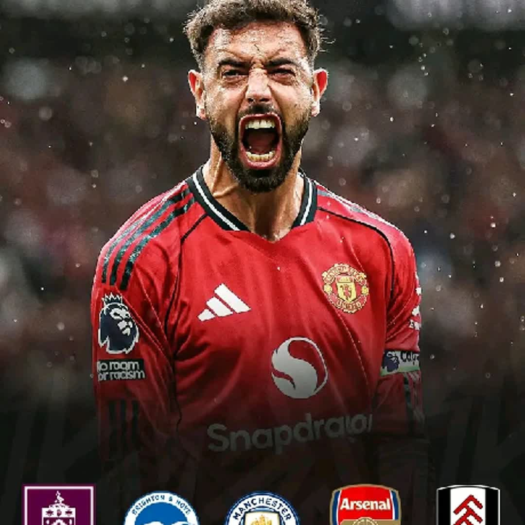 Post by Ogidi Kelvin: Bruno Fernandes is on FIRE 😮‍💨🔥 Five straight games, five assists for Man United 🖐️🔴 #buzzer #viral #fyp...