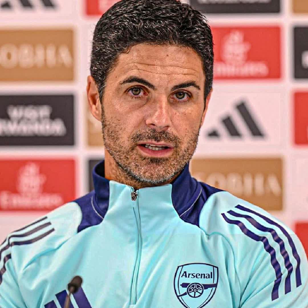 Post by Frans Mlomo: 🚨Mikel Arteta: “We are in a great position in FOUR CONPETITIONS and we're going to live and play with with the...