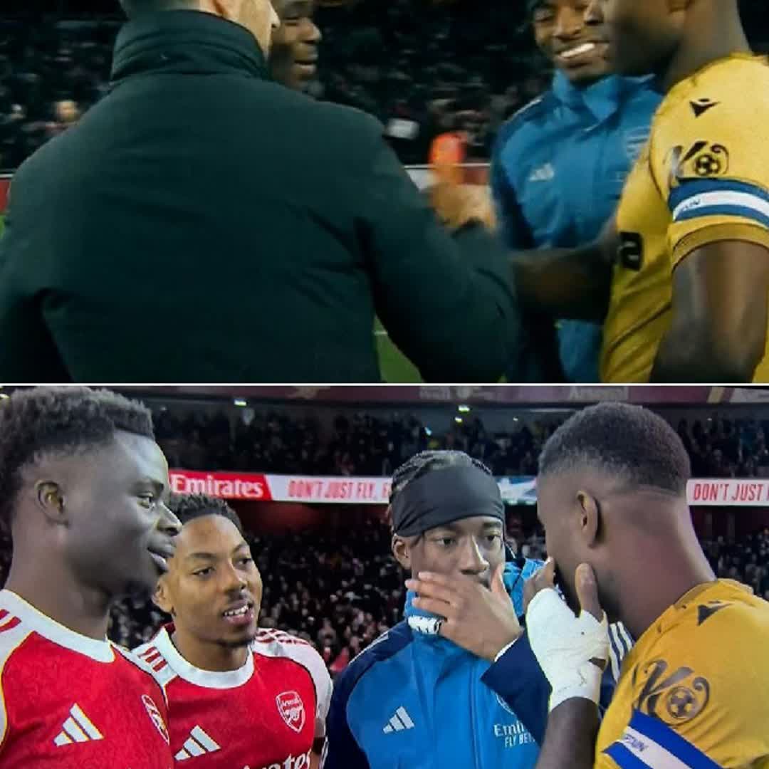 Post by Abenezer Yilma: Marc Guéhi was having some good chats with our players after the Carabao Cup quarter-final. Didn’t even celebrate...