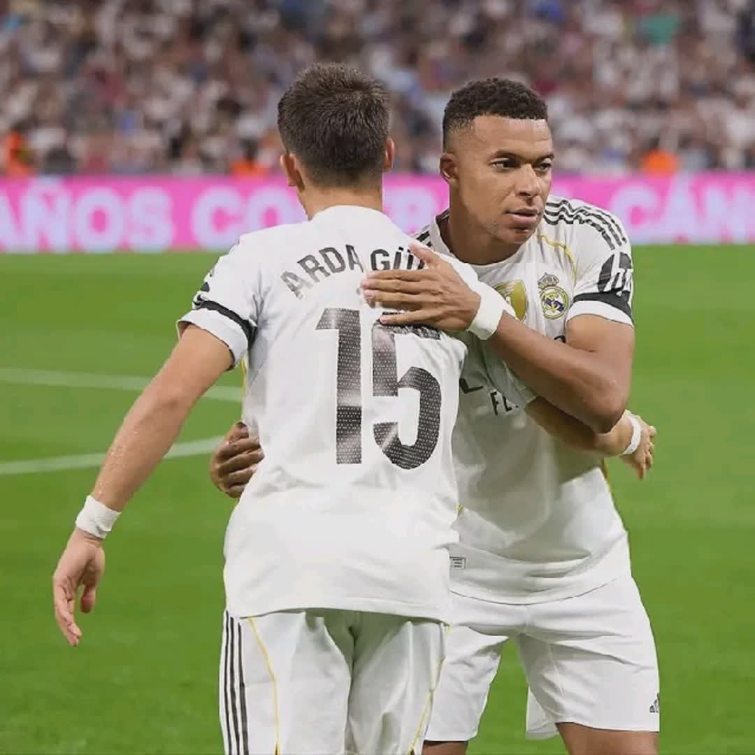 Post by Favour Jacobson: 🤍🌟Arda Güler: “Me & Mbappé compared with Özil & Cristiano? It’s cool, it’s nice. They’ve done great things.” ✨...