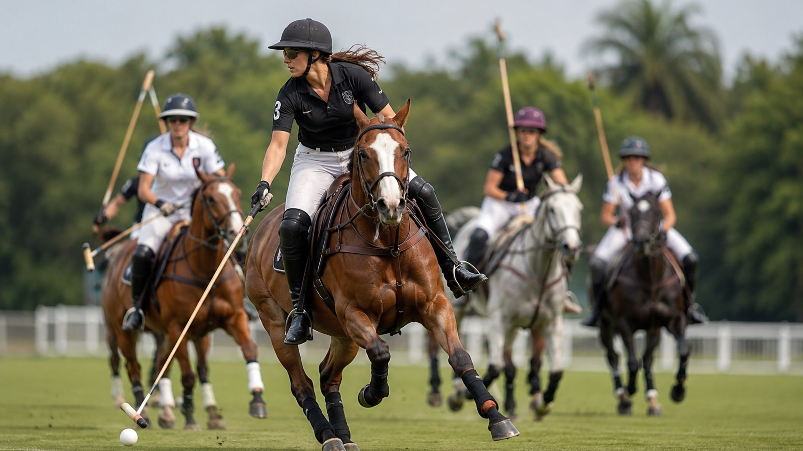 These days, it sometimes feels as though everything comes in a men's and women's version. Razors, shampoo, headphones—even food products have been given the gender treatment. Polo, rather refreshingly, hasn't got the memo.
Men and women can compete against each other on the same field, under the same core rules, with no separate games required. For a sport once seen as a man's domain, that makes women in polo particularly interesting.
But the change didn't happen overnight.

## Women Are Changing Polo

For much of its modern history, polo was dominated by men. Women played, but reaching the highest levels was another matter. One pioneer was Sue Sally Hale, who reportedly disguised herself as a man to compete when women were not allowed to play against men.

Her daughter, Sunny Hale, took that challenge even further. In 2000, she became the first woman to win the U.S. Open Polo Championship, playing alongside male teammates. It wasn't simply a historic trophy; it was proof that a woman could compete—and win—at the highest level of mixed polo.

More than two decades later, Hale's breakthrough looks less like an exception and more like a blueprint.

Nina Clarkin became the first woman to receive a 10-goal ladies' handicap in 2018 and has competed in mixed high-goal polo. Hazel Jackson was named MVP of the 2026 U.S. Open Women's Polo Championship, while Milly Hine has won the tournament three consecutive times.

These aren't participation trophies. They're some of the biggest achievements available in women's polo.

And the numbers tell an even bigger story. According to the U.S. Polo Association, women now represent nearly 50% of its players, while women make up more than 60% of collegiate polo players. Women aren't simply producing a handful of exceptional polo players; they're becoming a major part of polo's player base.

## Why Does Mixed Polo Matter?

The biggest difference is that polo doesn't simply create a women's version of the sport and keep the two separate. Women can play alongside men at every level where mixed competition is offered.

That matters because polo is built around skill, teamwork and communication between rider and horse. Players need to read the game, control their mounts, strike the ball accurately and make quick decisions under pressure. Those skills don't come with a gender label.

Mixed polo also gives talented female players the chance to test themselves against some of the world's best male players. Instead of being limited to a separate competition, they can earn their place on mixed teams and compete for some of the sport's biggest prizes.

Women's polo still has an important role, too. Dedicated women's tournaments give female players more opportunities to compete, develop their skills and attract new fans to the sport. The two forms of competition can exist side by side without one taking anything away from the other.

Equestrian disciplines such as dressage, jumping and eventing also allow men and women to compete directly. But polo is one of the rare team sports where men and women can compete against each other professionally under the same core rules.

That doesn't mean polo has completely erased the barriers women have faced. Women's polo still needs its own competitions to create more opportunities for female players and help the sport continue to grow. But the ability to compete alongside men at the highest level is a powerful sign of how far the sport has come.

Polo may still be called the “sport of kings,” but it no longer belongs to men alone. The field is big enough for everyone—and the future of polo looks better because of it.