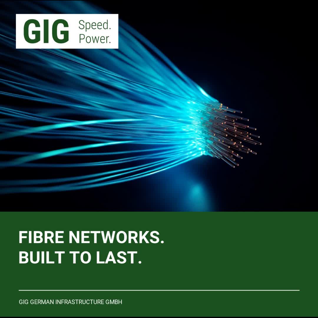 Post by GIG German Infrastructure: Reliable connectivity starts with infrastructure built to last. GIG provides complete fibre network solutions,...