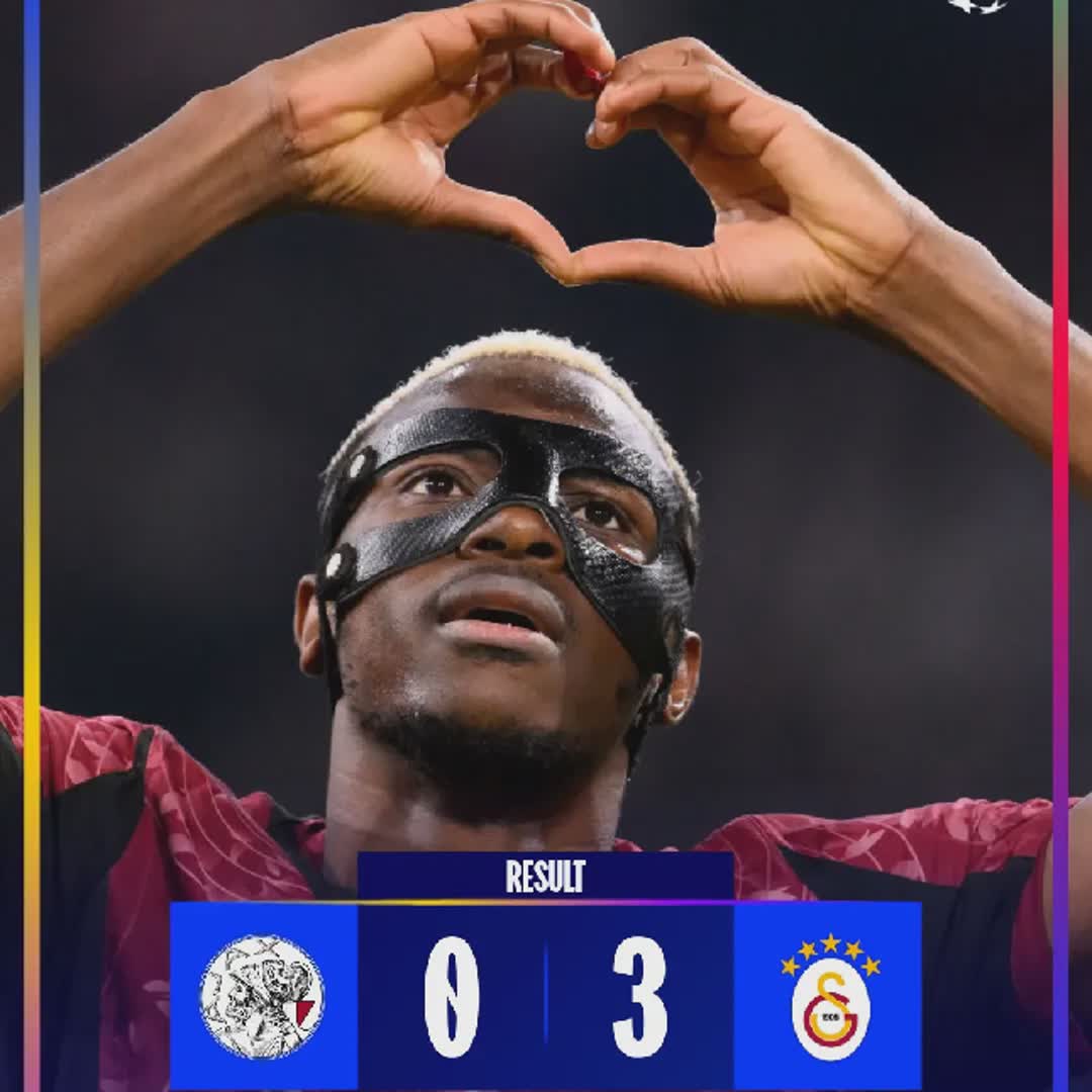 Post by Champions League: Osimhen Show #UCL #AjaxvsGalatasaray #Galatasaray #buzzer #Daily #fyp #viral #sports #buzzer_fan_official #football...