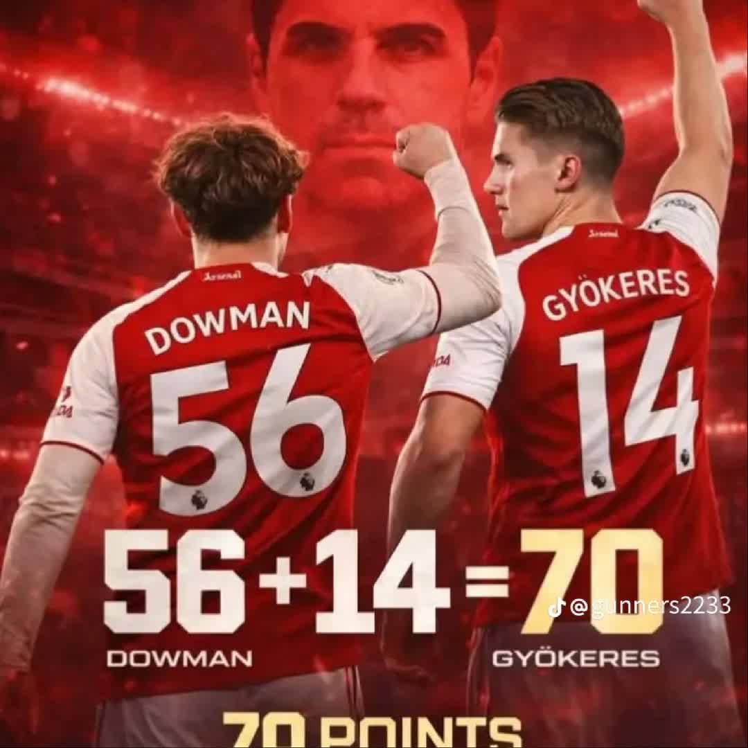 Post by Arsenal FC: 56+14=70 points How’s this for an angle? 🤩 Watch Inside N5 on The Arsenal @kiruua @dawitnemani @naiod...