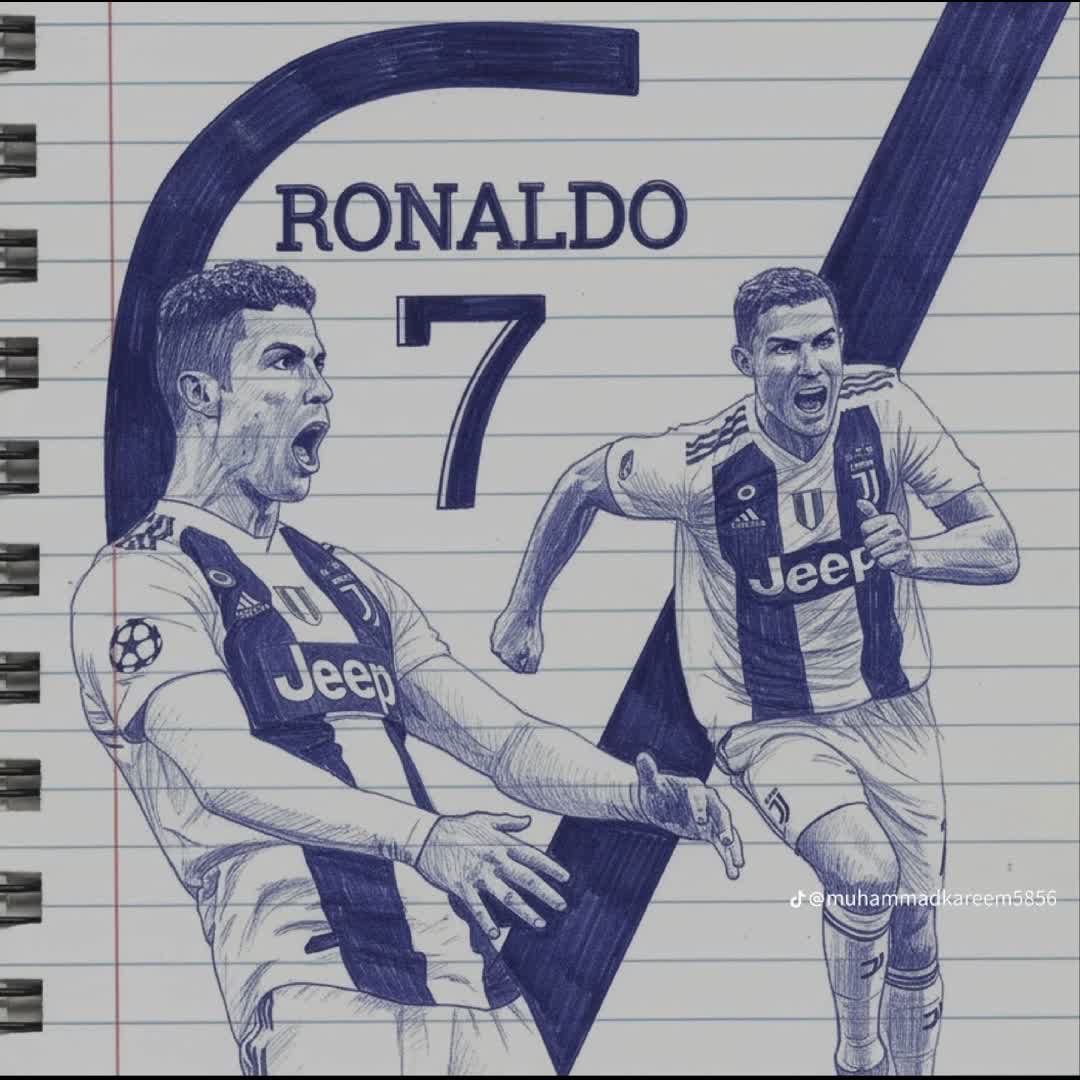 Post by Francisco Billionz: Ronaldo Art... #Game #trending #soccer #buzzer_fan_official #football #Daily #sports #fyp #viral #buzzer #pivale1141...