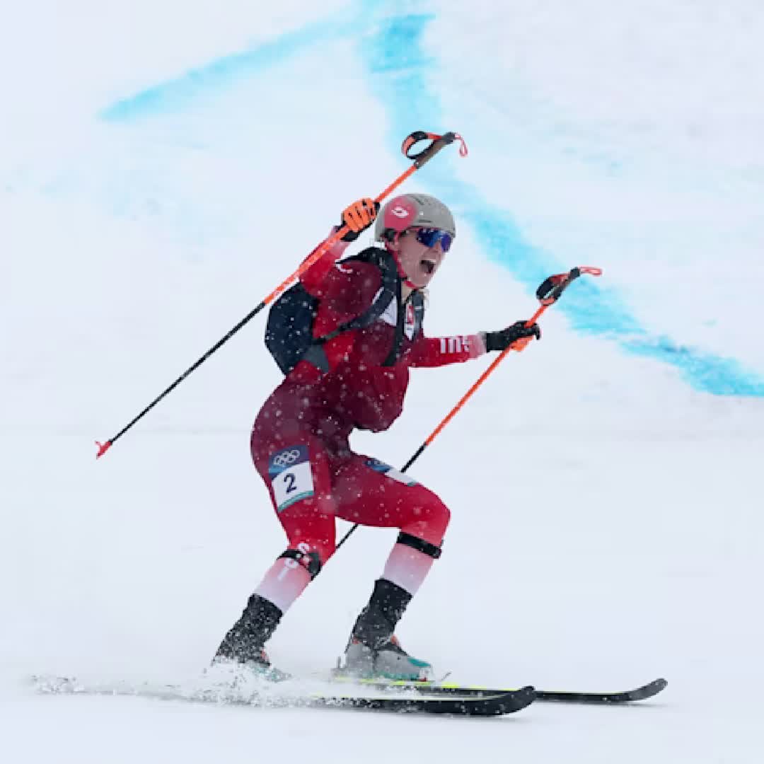 Post by Sports World: History made at Milano Cortina 2026! Marianne Fatton wins Skimo’s first Olympic gold, ahead of Emily Harrop 🎿...
