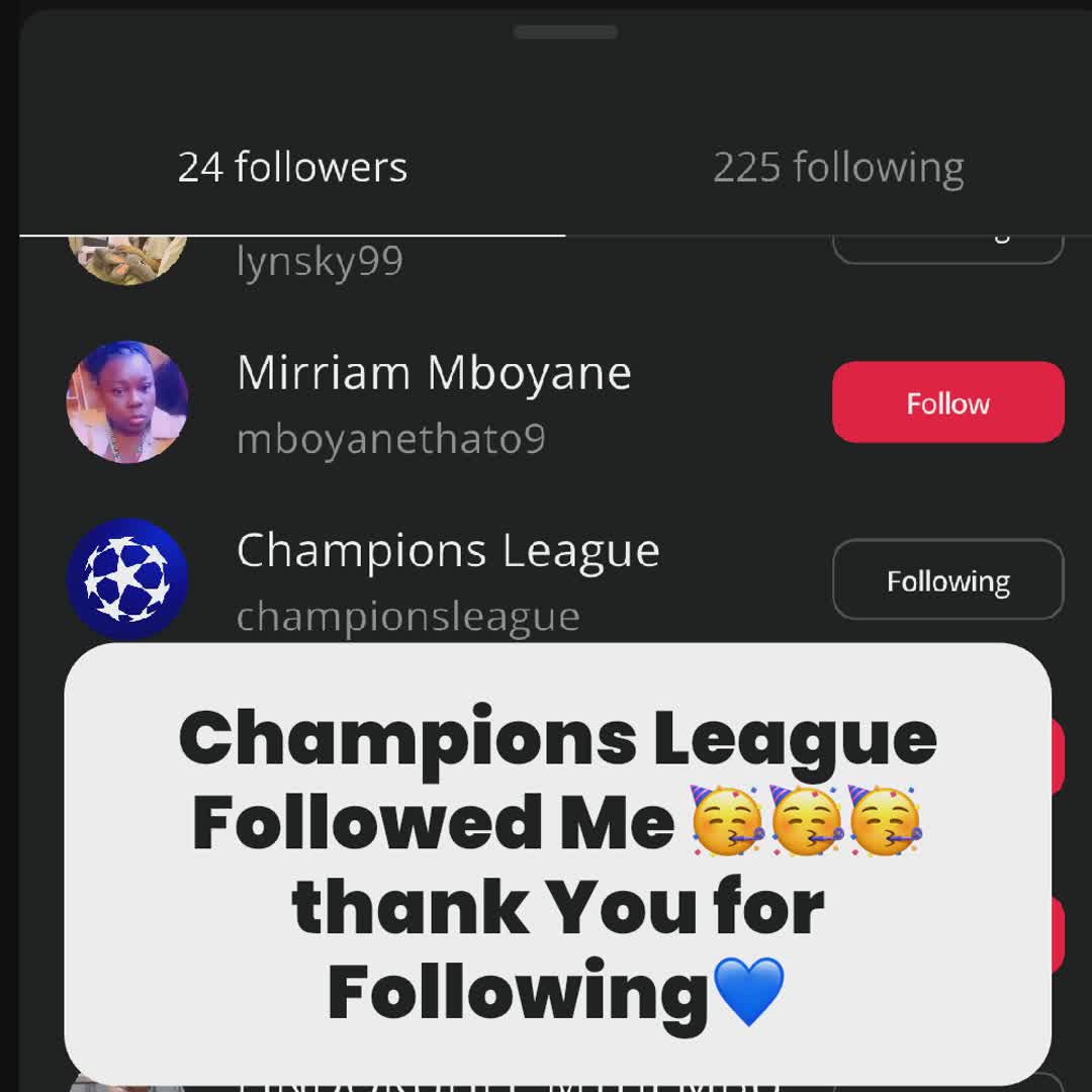 Post by THATCHELSEA BOY: Champions League Official page followed me I’m so happy 😁 @championsleague #championsleague #UEFACHAMPIONSLEAGUE