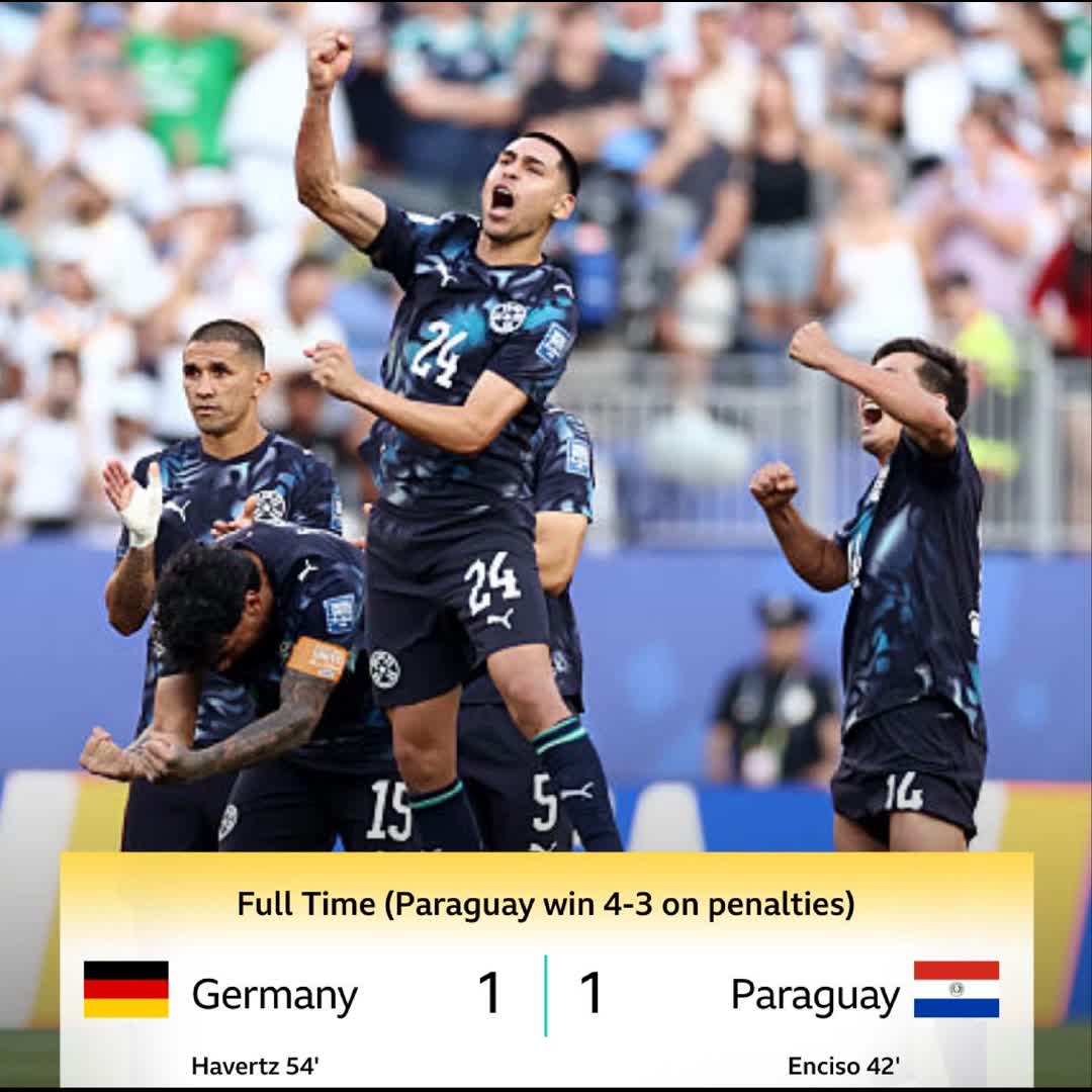 Post by Truth Official: MAJOR SHOCK! 😮 Germany lose a World Cup penalty shootout for the first time as they are defeated by Paraguay in the...