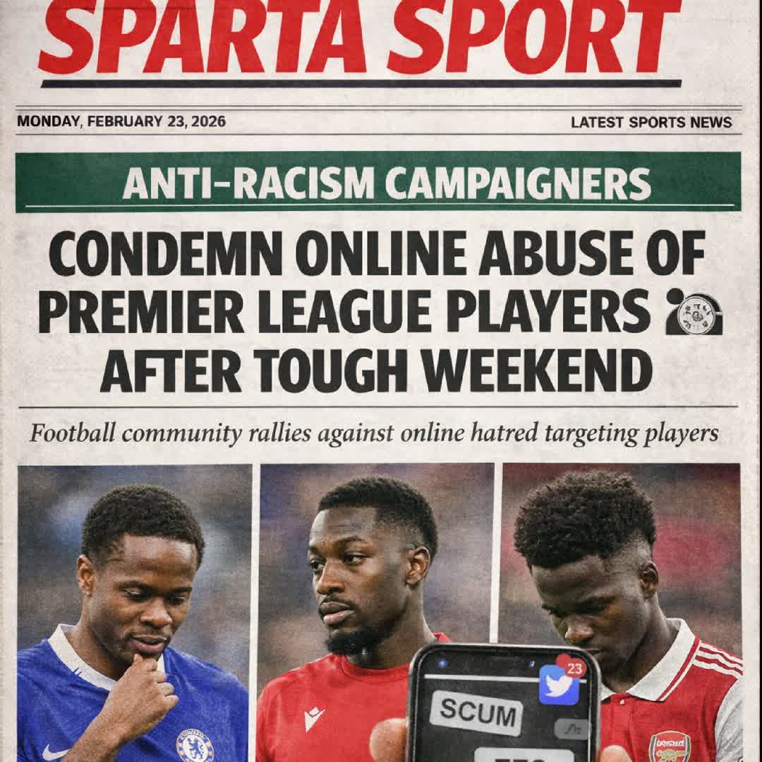 Post by SPARTA SPORTS: Anti-racism campaigners have spoken out strongly after Premier League players were targeted by online abuse...