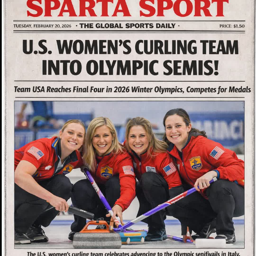 Post by SPARTA SPORTS: 🥌🇺🇸 TEAM USA ON ICE! The U.S. women’s curling team delivered a clutch performance at the 2026 Winter Olympics,...
