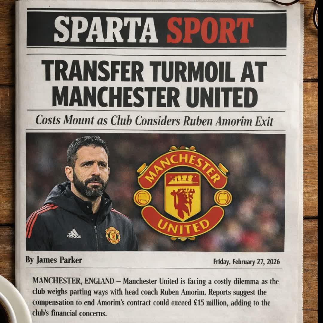 Post by SPARTA SPORTS: ⚽ Manchester United faces transfer turmoil! Rumors swirl as the club considers parting ways with coach Ruben Amorim,...