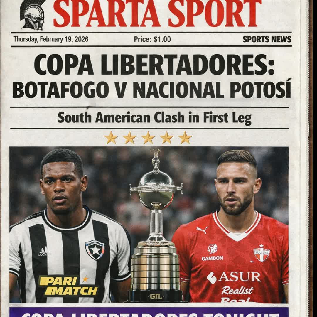 Post by SPARTA SPORTS: 🔥⚽ Copa Libertadores Night! 🌎 South American football heats up as Botafogo take on Nacional Potosí in the first...