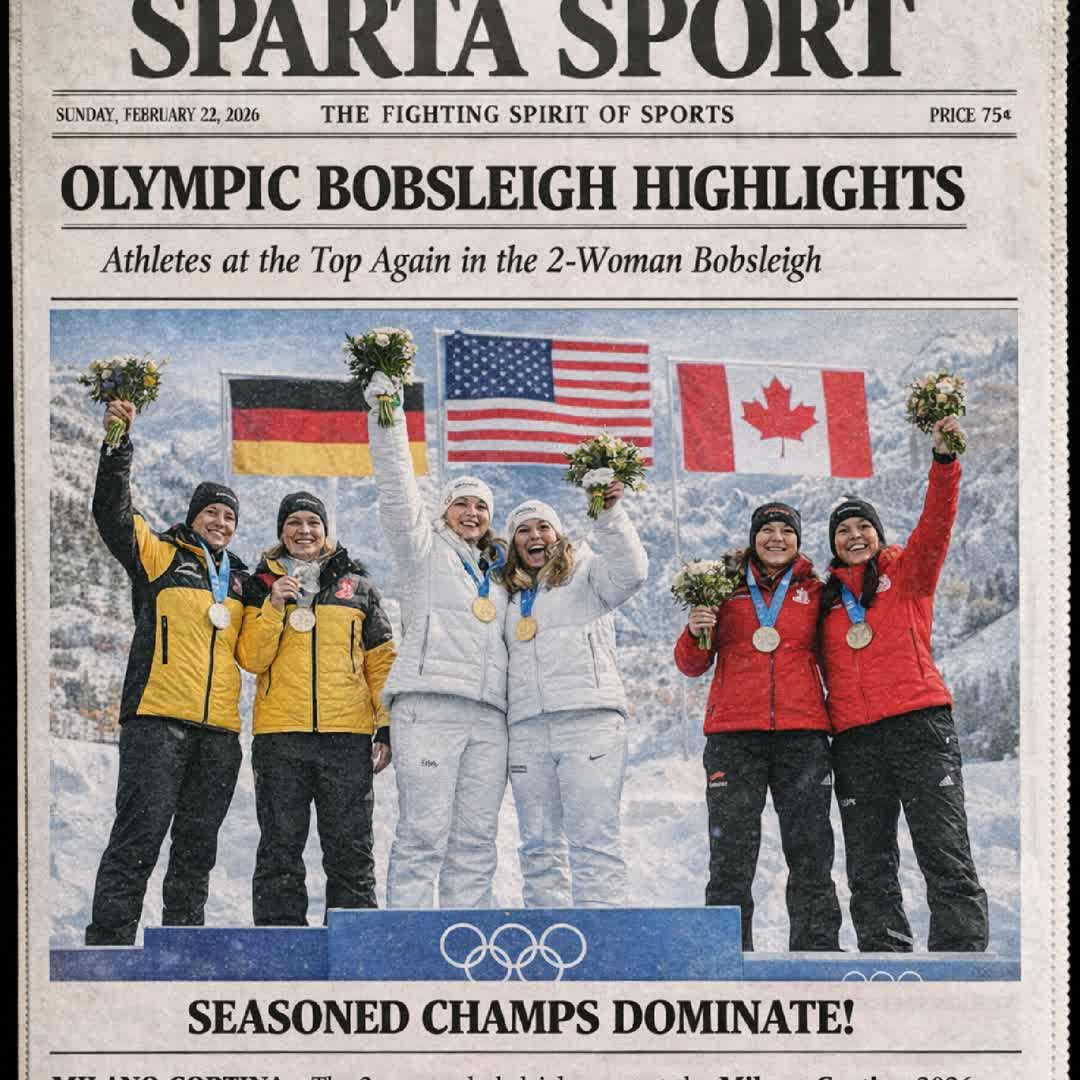 Post by SPARTA SPORTS: 🥇❄️ Olympic veterans shine again at the Milano Cortina 2026 Winter Games, as seasoned stars dominate the 2-woman...