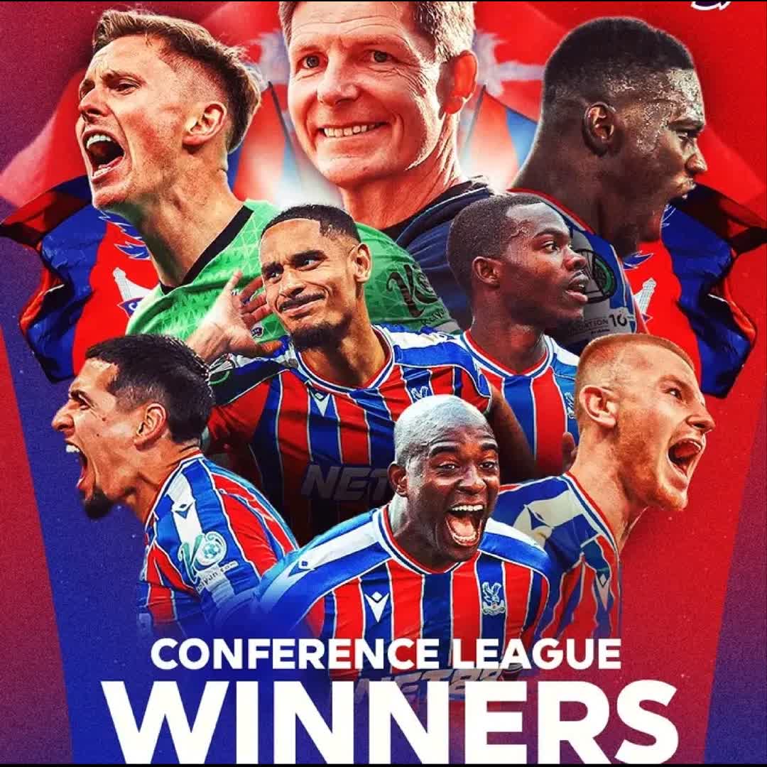 Post by Isah Edmond: Conference League winners 🏆 🦅 Congratulations, Crystal Palace Football Club!