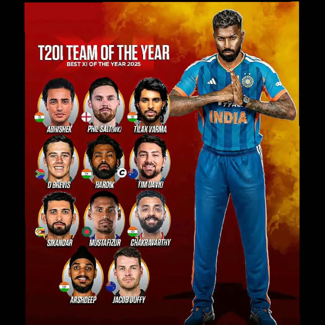 Post by World Sports: T20 team of the 2025 🏏💥⚡ #buzzer #viral #fyp #sports #Daily #fypシviralシ2025