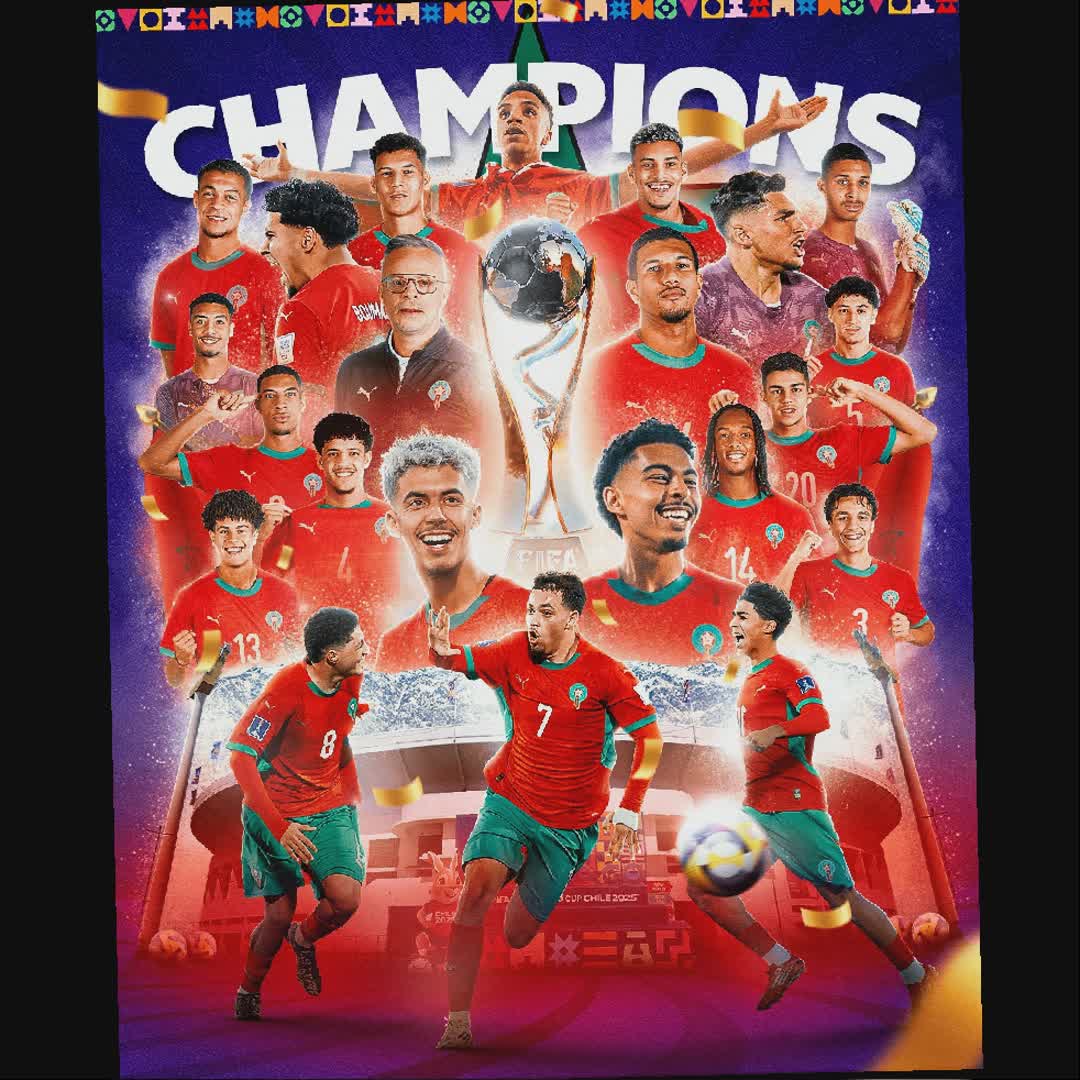 Post by Nitin Meena: Moraco are the new champion of U20 WC #FIFA #buzzer