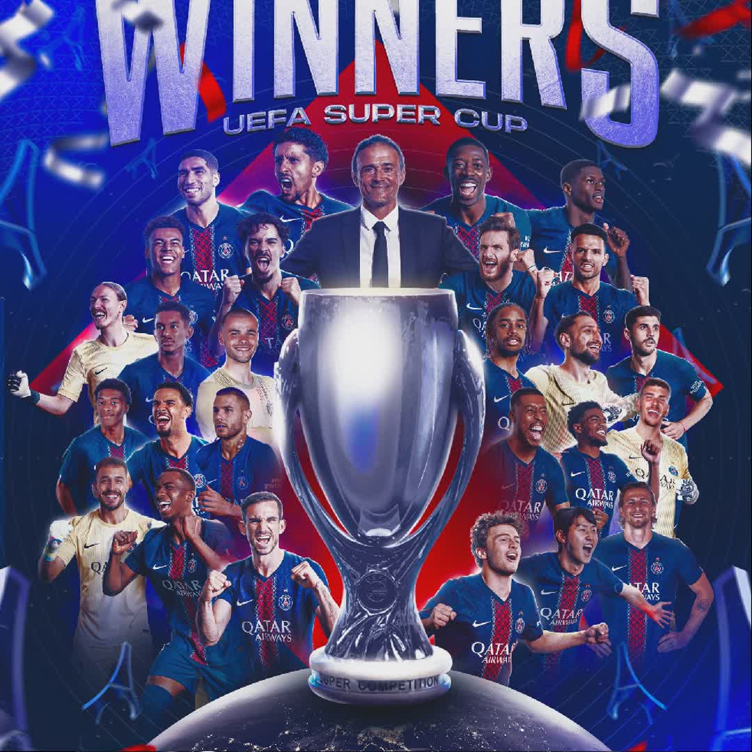Post by Nitin Meena: PSG SUPERcup winner 2025 @buzzer_fan_official @mirehu87 @javier @fitness_club_step @sportsclaus @shicks...