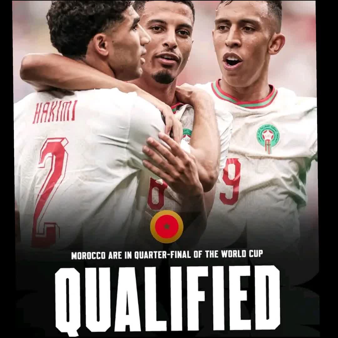 Post by Maaki Suurshater: 🚨 𝐎𝐅𝐅𝐈𝐂𝐈𝐀𝐋: MOROCCO ARE QUALIFIED FOR THE QUARTER-FINAL OF THE WORLD CUP! 🌎🇲🇦 This country are dreaming!...
