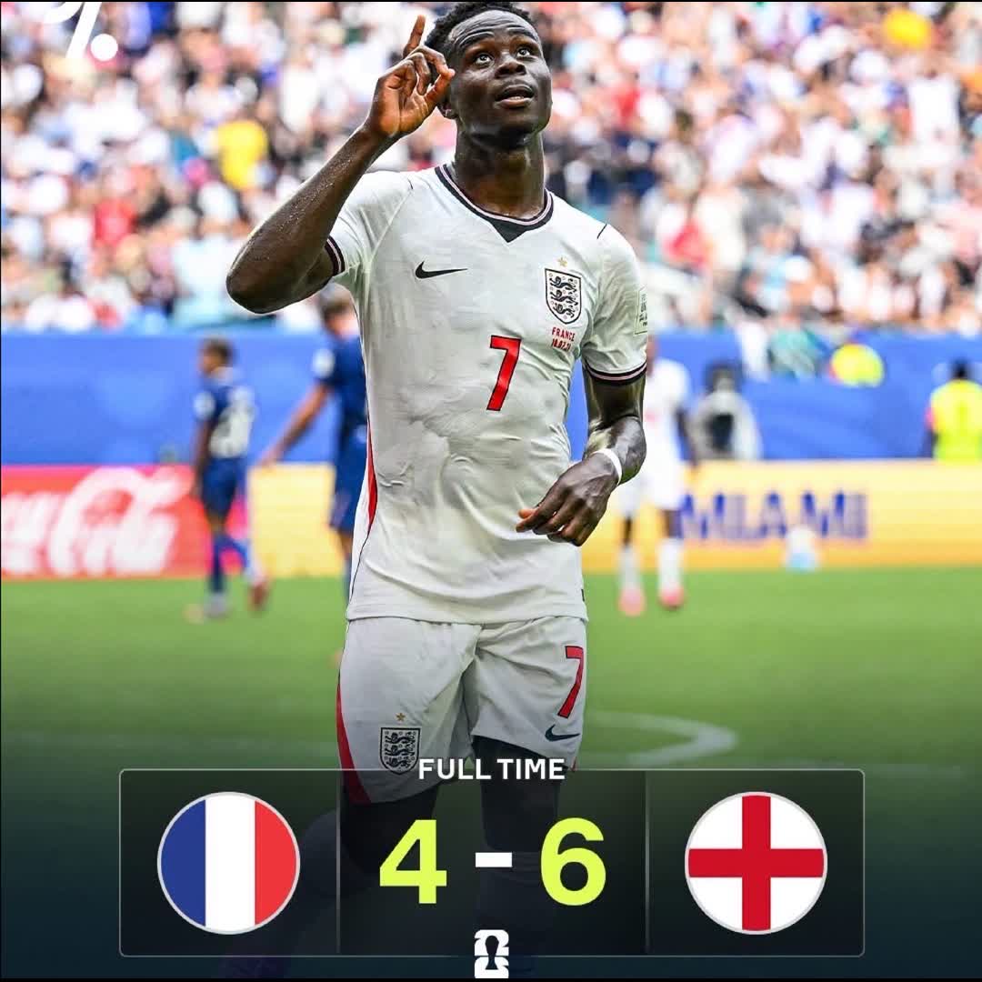 Post by Davies Junior: Simply one of the greatest games you'll ever watch 🤯 An TEN goal shoot out as England beat France to third place at...