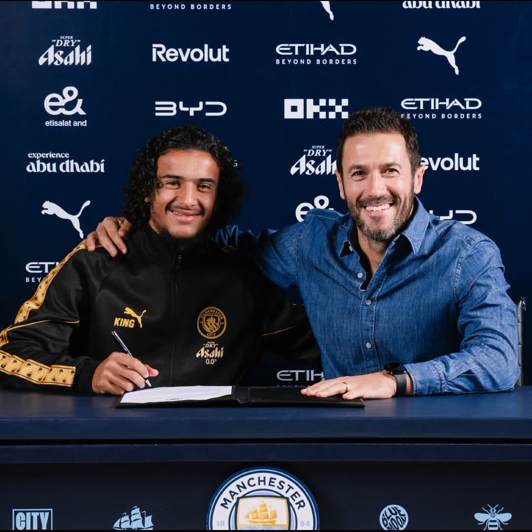 Post by Salvin Mamba: Man city complete the deal for ayyoub for five years contract 🤝💵🔥🎯 @stefano @torey_general @fanzonegoal...
