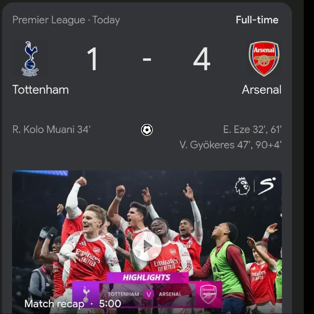 Post by Mohammed Abdella: Today Arsenal vs Tottenham