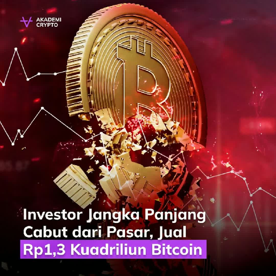 Post by Education AKADEMI CRYPTO BTC: CryptoQuant mencatat para investor jangka panjang Bitcoin telah menjual 815 ribu Bitcoin senilai Rp1,3 kuadriliun...