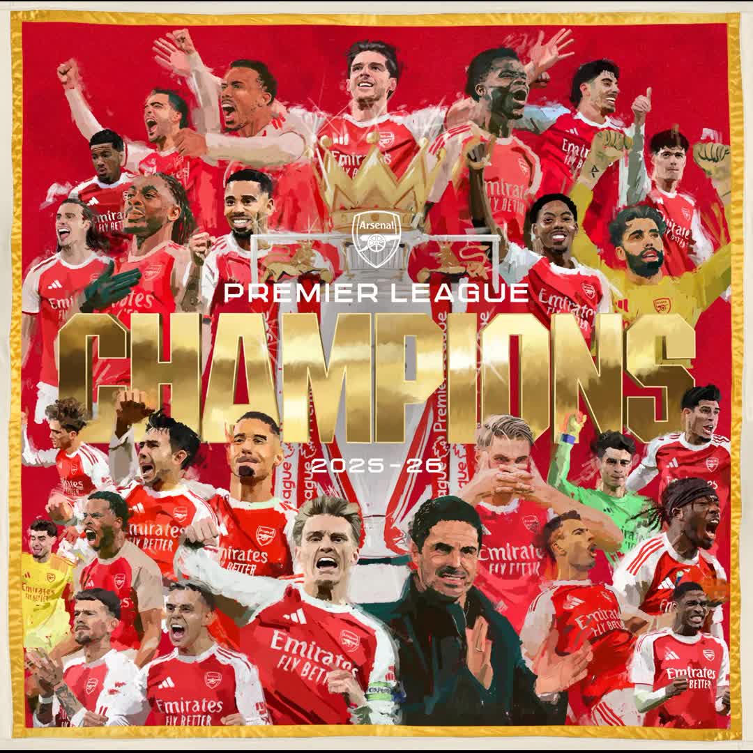 Post by Pitch Pulse: The Arsenal. Your Premier League champions.