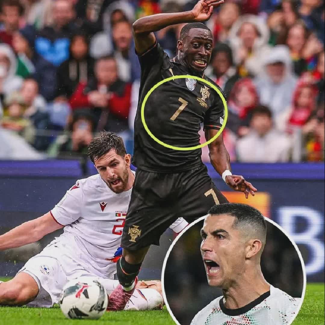 Post by Flexy joe: Imagine being handed Portugal's iconic no.7 shirt (temporarily of course!) on your international debut 🤯 What a...