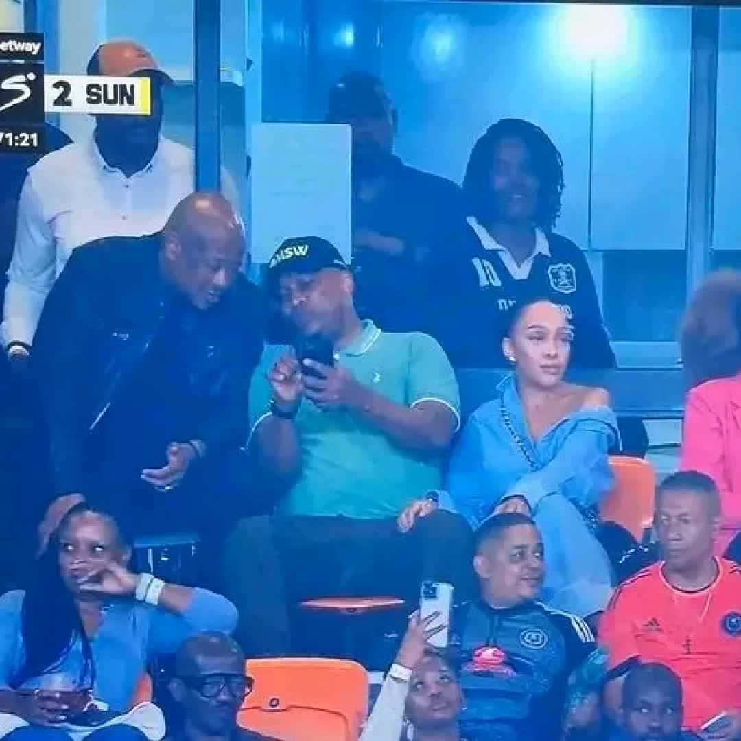 Post by Mamokone Matlolane: Spied! 🕵️‍♂️ Look who’s at the FNB Stadium today... ​The Body: Kaizer Chiefs Football Manager Bobby Motaung was...