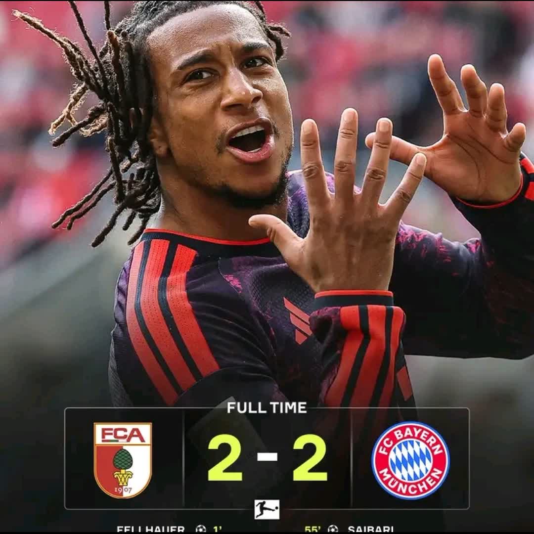 Post by krumaleisaac841 Igho: Bayern battle back twice to earn a point against a gutsy Augsburg side 😤