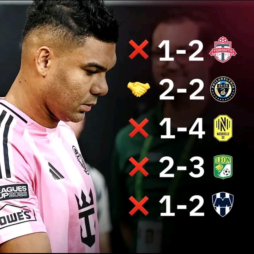 Post by krumaleisaac841 Igho: Inter Miami are now on a 5-game winless streak 🤯 Casemiro has won just 2 games since joining the MLS side 😬