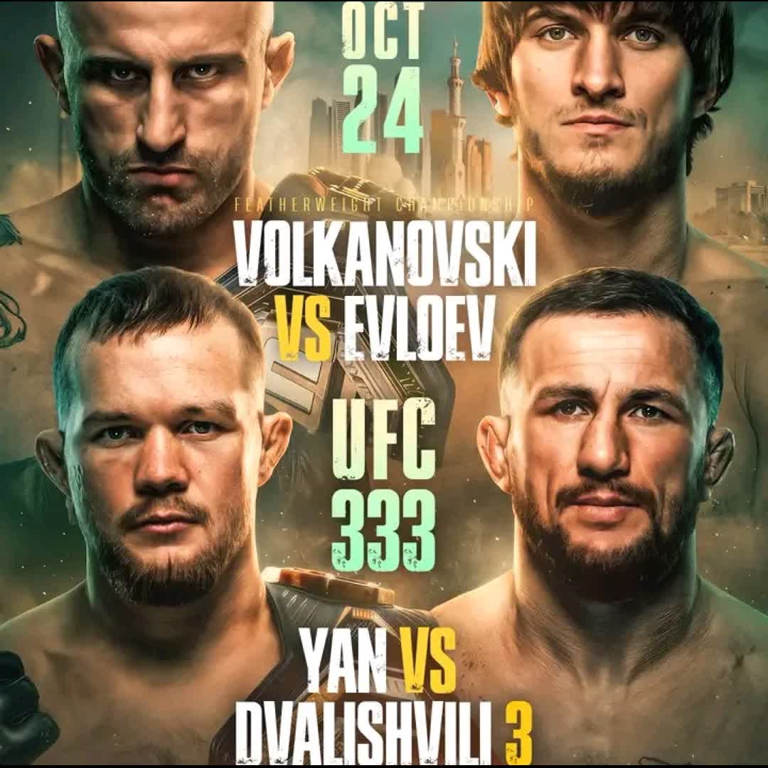 Post by krumaleisaac841 Igho: Still can't believe we're getting these two title fights on the same card! 🤯 #UFC333
