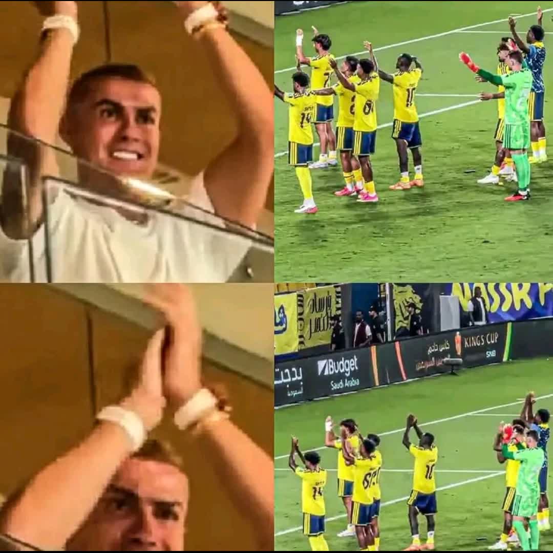 Post by krumaleisaac841 Igho: Al Nassr players were celebrating their qualification for the Round of 16 of the Arab Cup. The broadcast cameras...