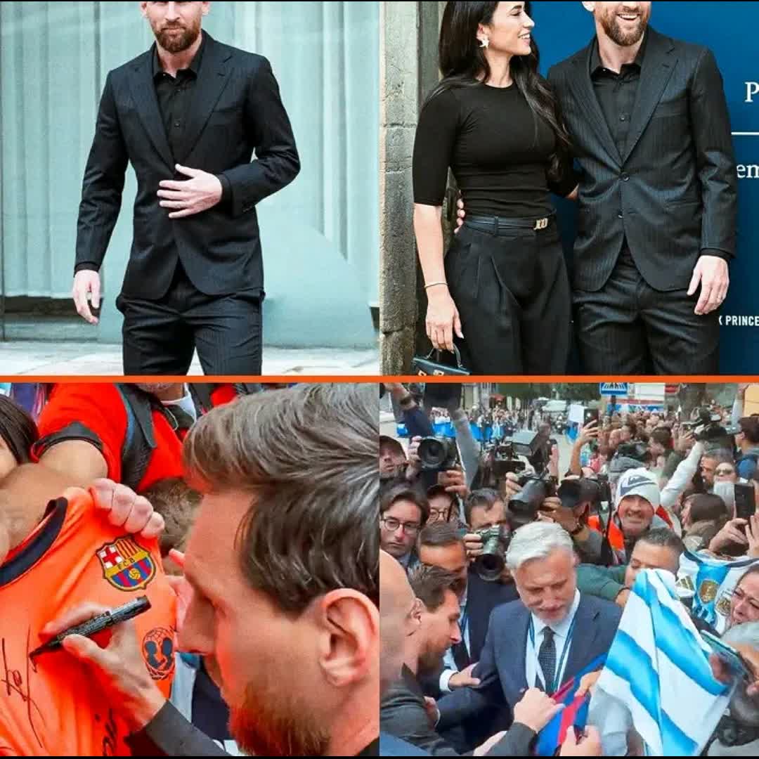 Post by krumaleisaac841 Igho: Leo Messi arrives in Spain looking classy to receive his Princess of Asturias Award. 👔🇪🇸 ➡️ An annual award...