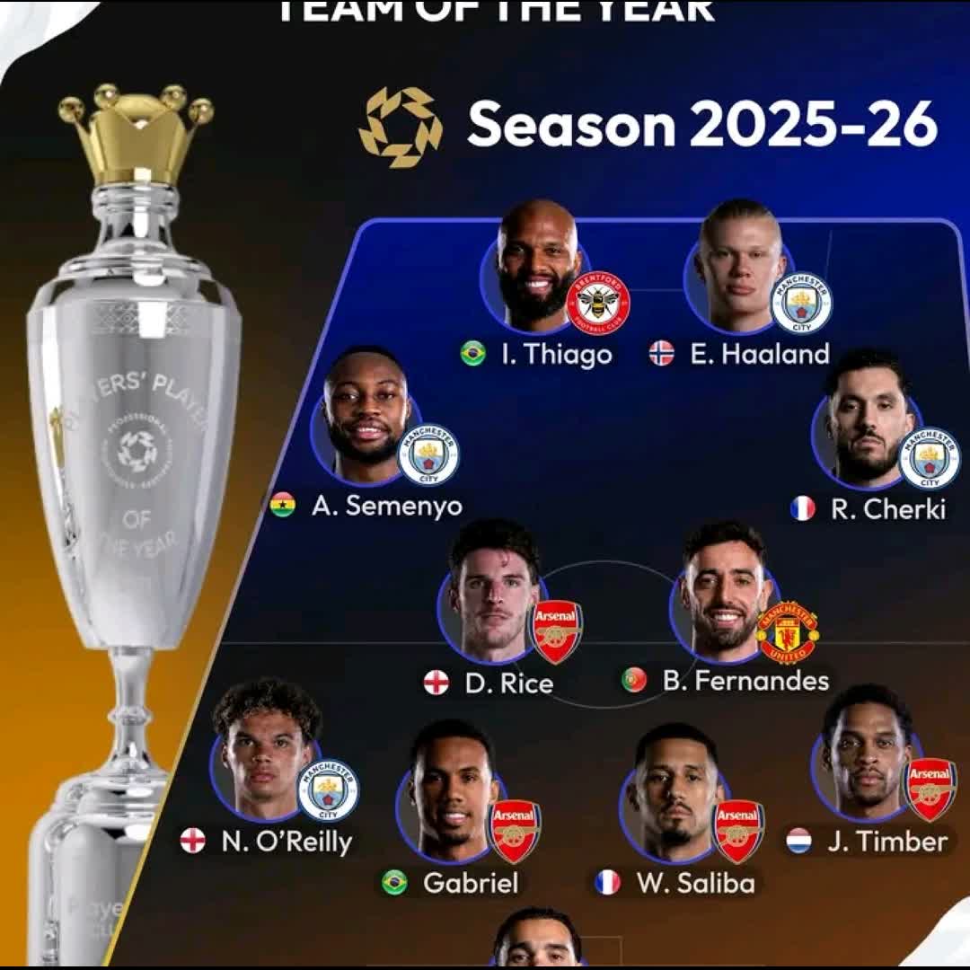 Post by krumaleisaac841 Igho: PFA TEAM OF THE YEAR 2025/26 IS HERE!! 🏆 The PFA has unveiled its Team of the Year, with Premier League champions...