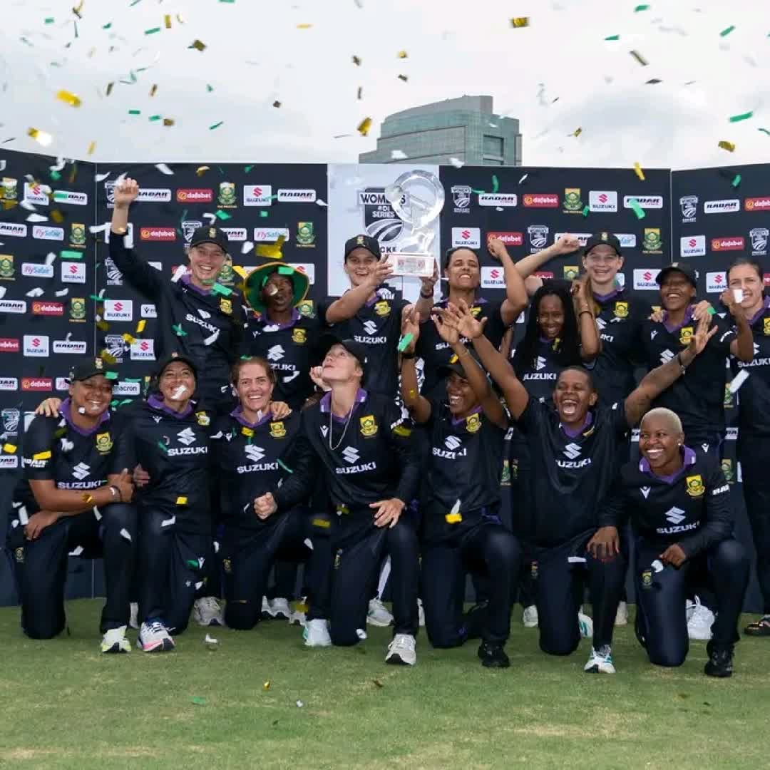 Post by Nobuhle Shabangu: The Proteas Women's team are champions 🏆 🥇