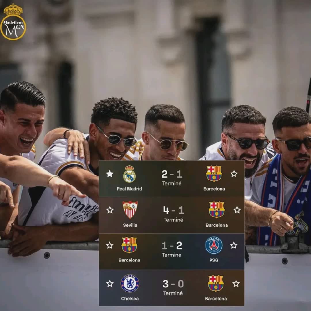 Post by Rodry Goes: Cette saison, le club qui avait soi-disant prévenu toute l’Europe… n’a gagné aucun grand match. Contre Majorque, ça...