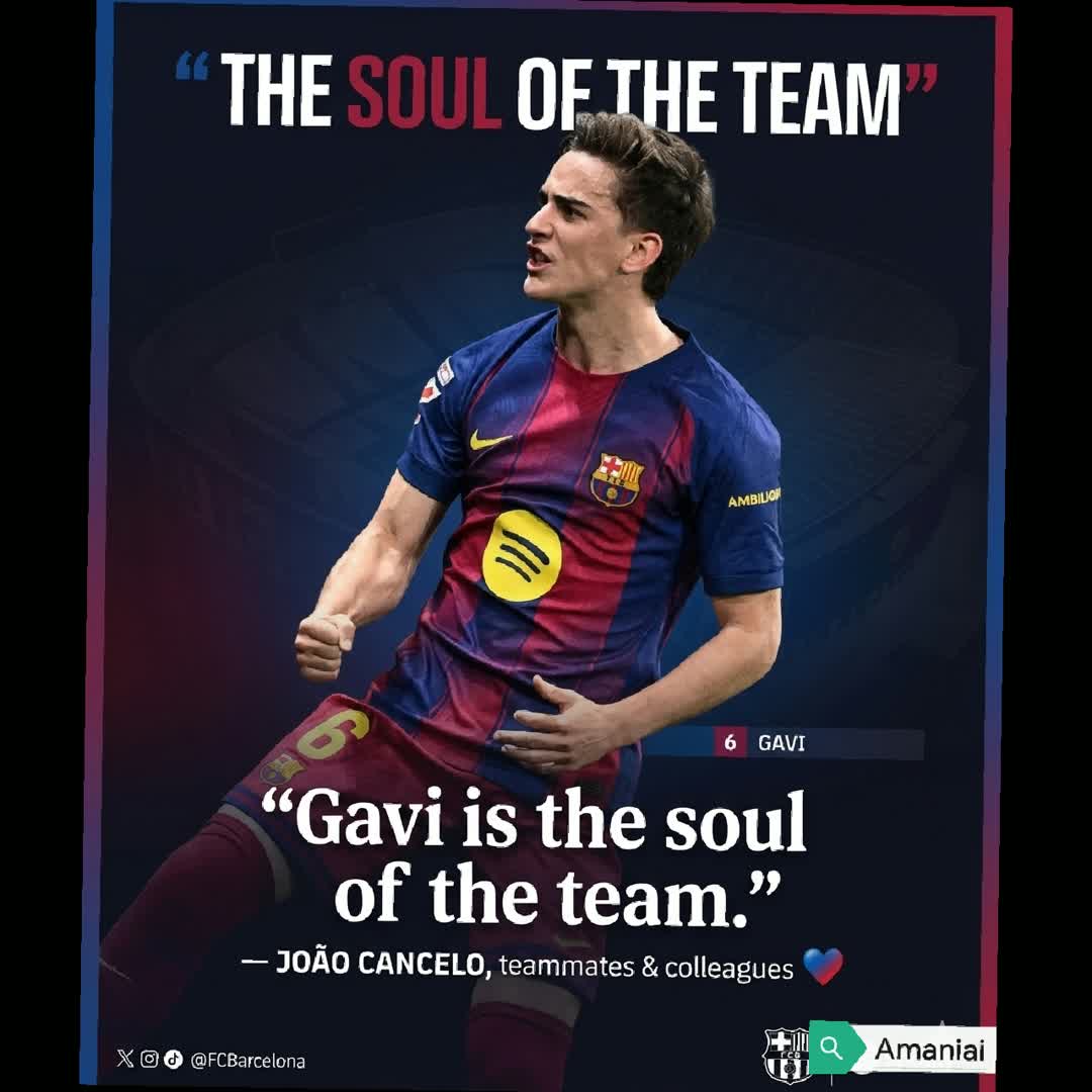 Post by Amani Ai: Gavi is the soul of the team #Barcelona #fanenbarnabas69 #FCBarcelona #barcelonaa