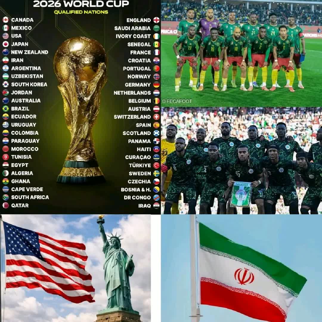 Post by arison9617 William: 48 countries have qualified for the FIFA 2026 World Cup. Two giants of African football; Cameroon and Nigeria are...