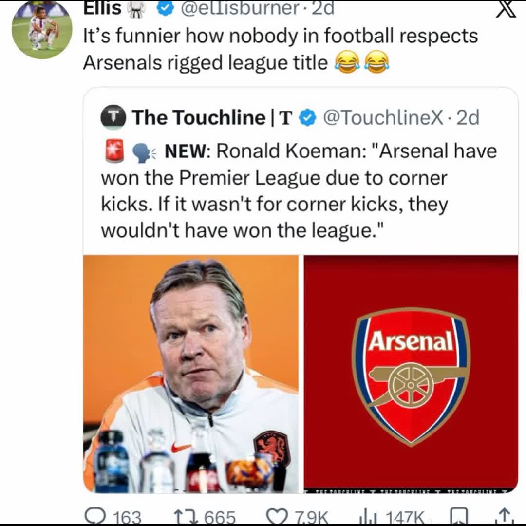 Post by Michael Ifeji: People hating on arsenal unnecessarily 😅😅#arsenal