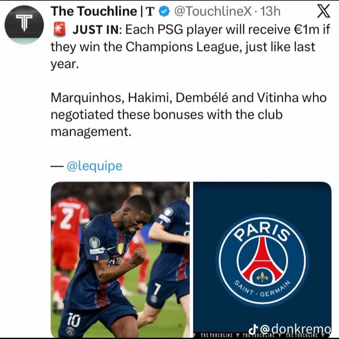 Post by Michael Ifeji: PSG are not joking 👀👀👀#psg #viral