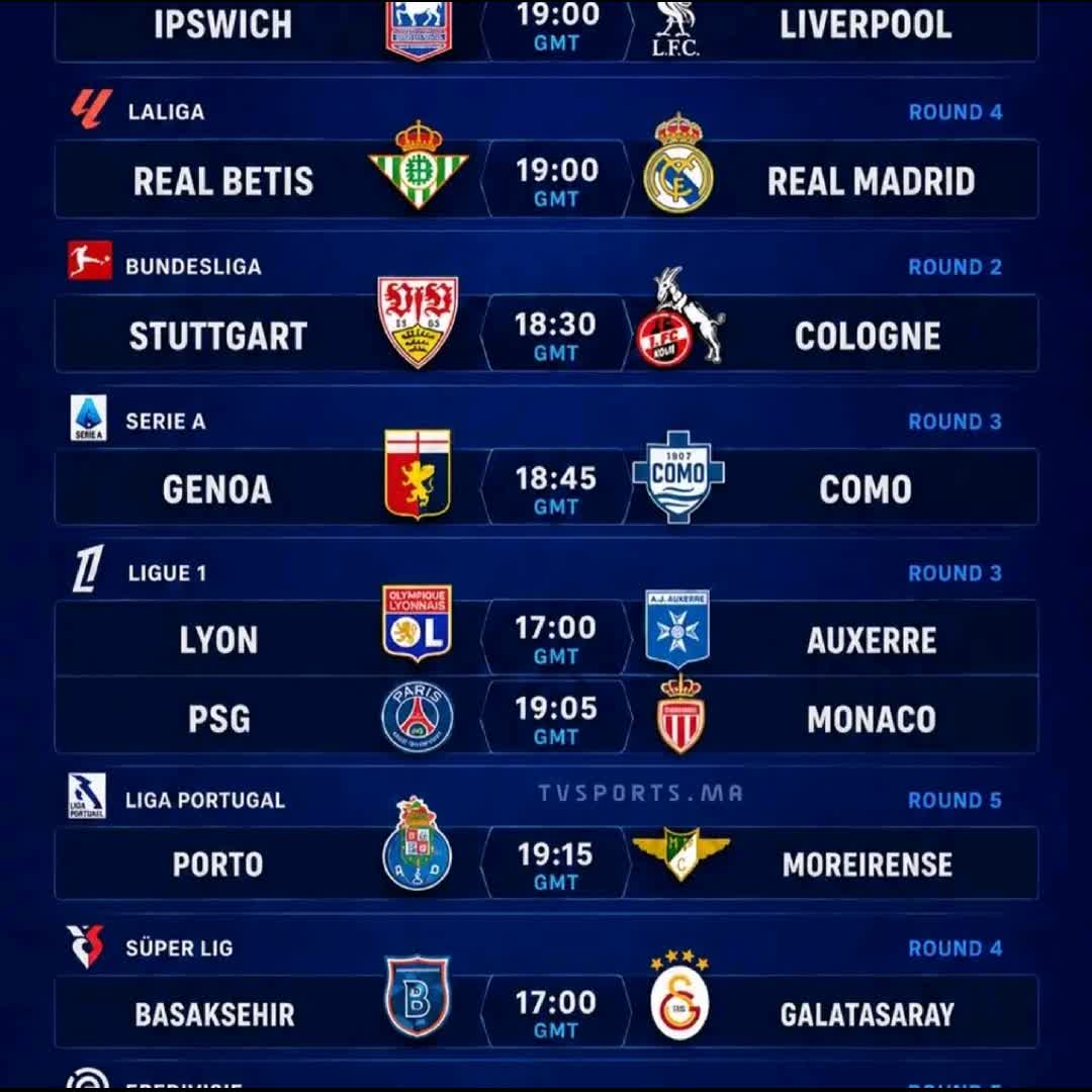 Post by BAHAR HASSEN: Matches Today #Laliga #Bundesliga #PremierLeague #RealMadrid #Liverpool #Lali