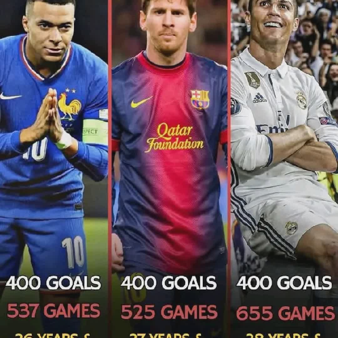 Post by Peter Afolabi: 🚨 𝗥𝗘𝗖𝗢𝗥𝗗: Kylian Mbappé has become the youngest player since Pele to reached 400 career goals: 1️⃣ Kylian...