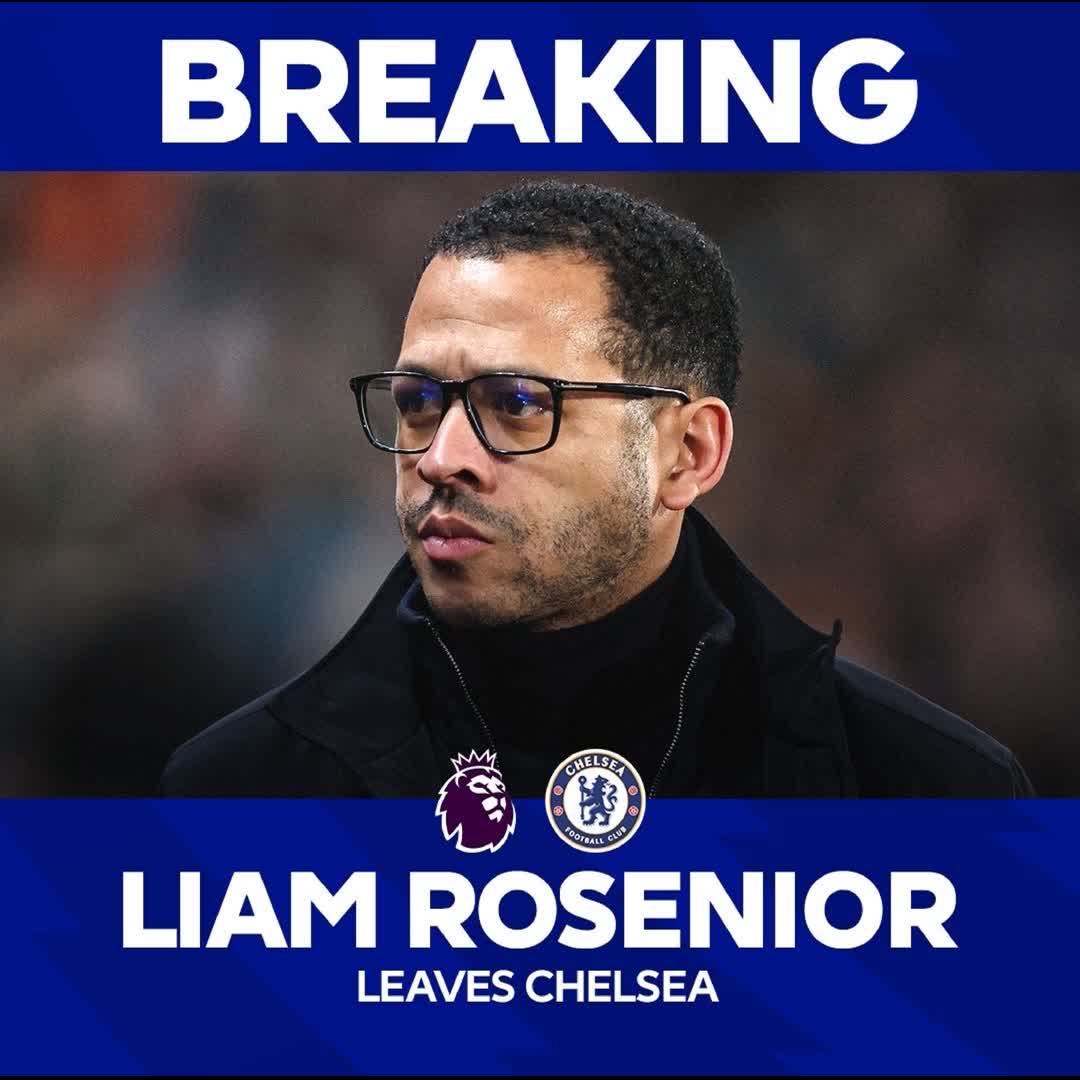 Post by Bright Mintah: Chelsea have parted ways with head coach Liam Rosenior. @rozamohammed6699 @kadiabdela838 @birukbaytalel @melke12...