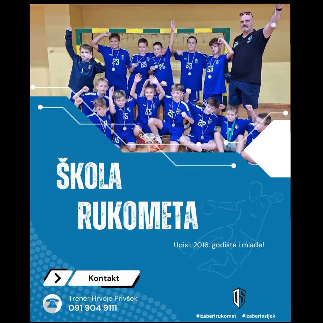 Post by Rukometni Klub Osijek: Naša škola rukometa već godinama odgaja generacije rukometaša. Kroz treninge, utakmice, turnire i putovanja djeca...