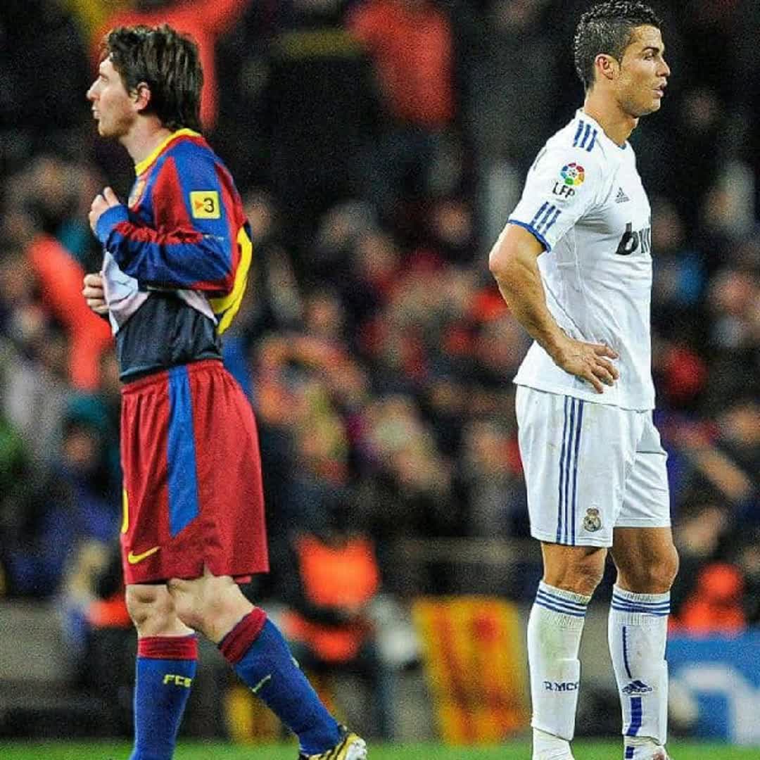 Post by Johnine Achega: Who's your GOAT? Ronaldo 🤍 Messi ❤️ #buzzer #viral #fyp #sports #Daily #buzzer_fan_official #football #soccer #Game...